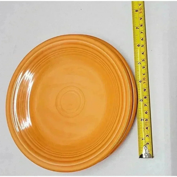 Lot- Fiesta Tangerine 2 Salad Plates - Picture 8 of 8